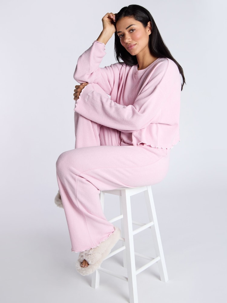 Boux Avenue Fleece Cosy Long Pyjamas Set - Image 4 of 5