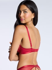 Boux Avenue Red Natalia Non-Padded Plunge Bra - Image 3 of 3