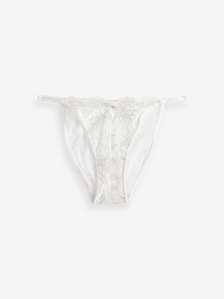 Белые трусы-танга Boux Avenue Evie - Изображение 3 из 3