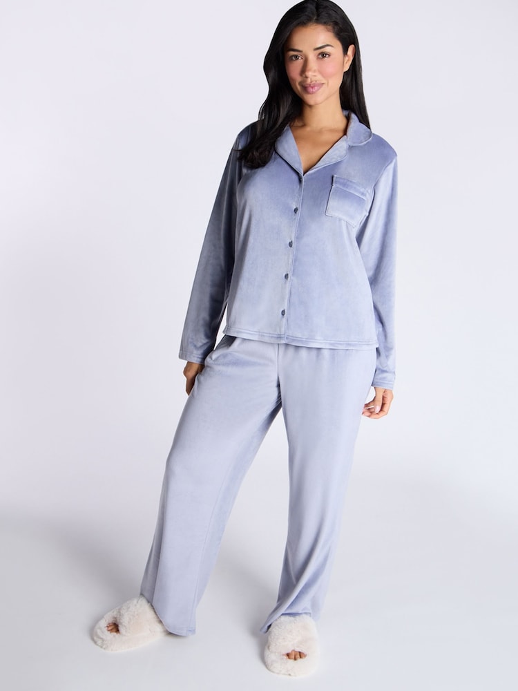 Boux Avenue Cosy Velour Pyjamas Set - Image 1 of 5