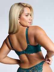 Groen - Boux Avenue Heidi Non-Padded Lace Plunge Bra - Image 4 of 5