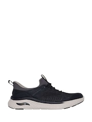 Skechers Black Arch Fit Crosser Emeric Trainers - Image 1 of 3