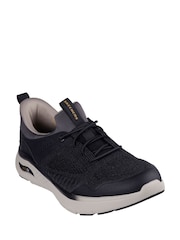 Skechers Black Arch Fit Crosser Emeric Trainers - Image 2 of 3