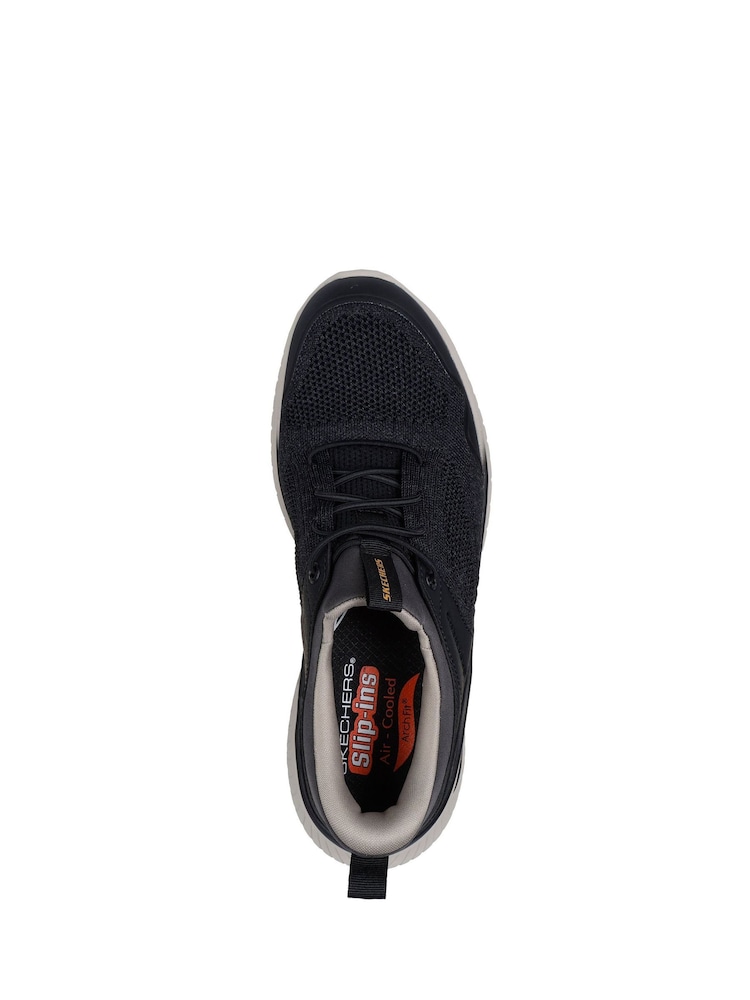 Skechers Black Arch Fit Crosser Emeric Trainers - Image 3 of 3