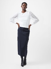 French Connection White Luvvy Jumper - Image 1 of 4