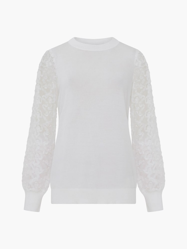 French Connection White Luvvy Jumper - Image 4 of 4 French Connection White Luvvy Jumper - Image 4 of 4