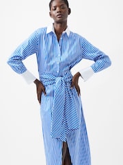 French Connection White 100% Cotton Alexis Dress - Image 3 of 4