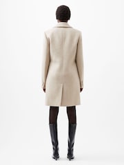 French Connection Nude Felt Adele Coat - Image 2 of 4