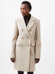 French Connection Nude Felt Adele Coat - Image 3 of 4
