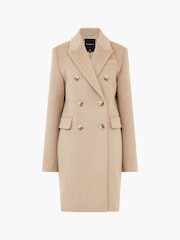 French Connection Nude Felt Adele Coat - Image 4 of 4