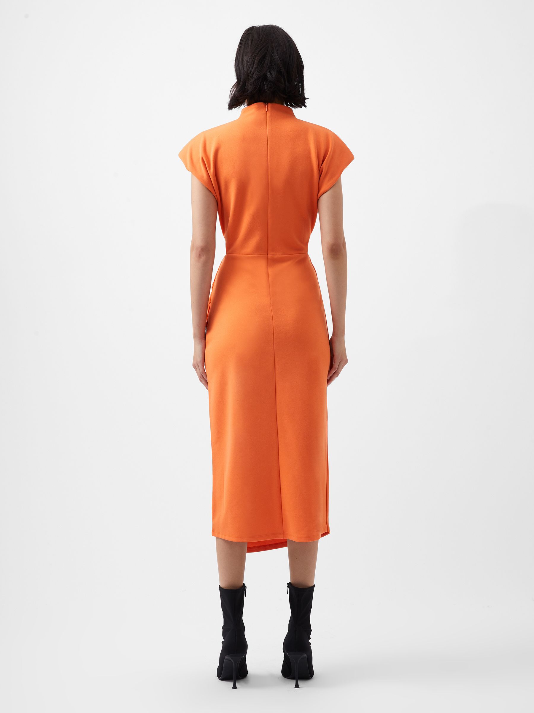 Buy French Connection Orange Zion Textured Jersey Dress from Next