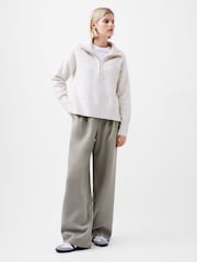 French Connection Cream Maddox Half Zip Jumper - Image 1 of 4