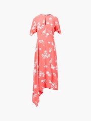 French Connection Red Alessandra Asymmetric Dress - Image 4 of 4