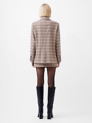 French Connection Pink Gina Check Blazer - Image 2 of 4