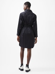 French Connection Black 100% Cotton Long Sleeve Alexis Shirt Dress - Image 2 of 4