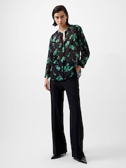 French Connection Black Long Sleeve Alessandra Shirt - Image 1 of 4