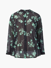 French Connection Black Long Sleeve Alessandra Shirt - Image 4 of 4