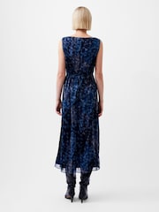 French Connection Blue Dawn Hallie Crinkle Dress - Image 2 of 4