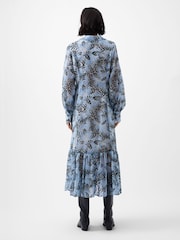 French Connection White Devore Dia Maxi Dress - Image 2 of 4