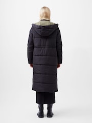 French Connection Black Double Front Auden Puffer Coat - Image 2 of 4