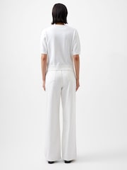 French Connection White 100% Cotton Lace Jilly Cobalo Top - Image 2 of 4