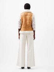 French Connection Nude Camry Suedette Gilet - Image 2 of 4