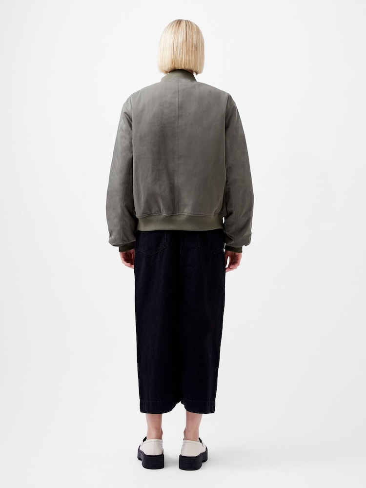 French Connection Green Behati Bomber Jacket - Image 2 of 4