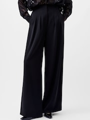 French Connection Black Wide Leg Harrie Suiting Trousers - Image 3 of 4