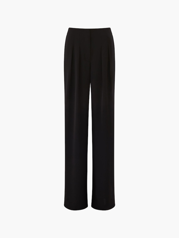 French Connection Black Wide Leg Harrie Suiting Trousers - Image 4 of 4