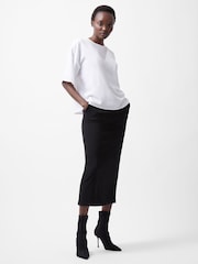 French Connection White Crepe Capriana Top - Image 1 of 4
