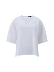 French Connection White Crepe Capriana Top - Image 4 of 4