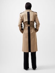 French Connection Cream Coco Twill Trench Coat - Image 2 of 4