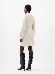 French Connection Cream Myla Babysoft Mini Dress - Image 2 of 4