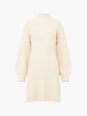 French Connection Cream Myla Babysoft Mini Dress - Image 4 of 4