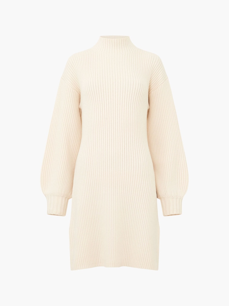 French Connection Cream Myla Babysoft Mini Dress - Image 4 of 4
