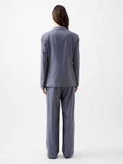 French Connection Grey Fiorella Pinstripe Blazer - Image 2 of 4
