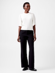 French Connection Cream Krista Knits Flared Sleeve Jumper - Image 1 of 4