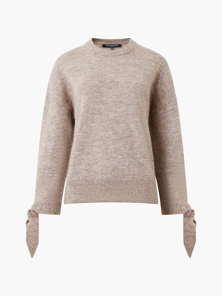 French Connection Nude Kaila Tie Detail Jumper - Image 4 of 4