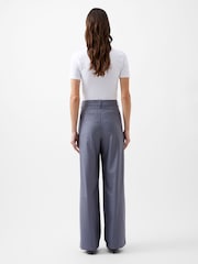 French Connection Grey Fiorella Pinstripe Trousers - Image 1 of 4