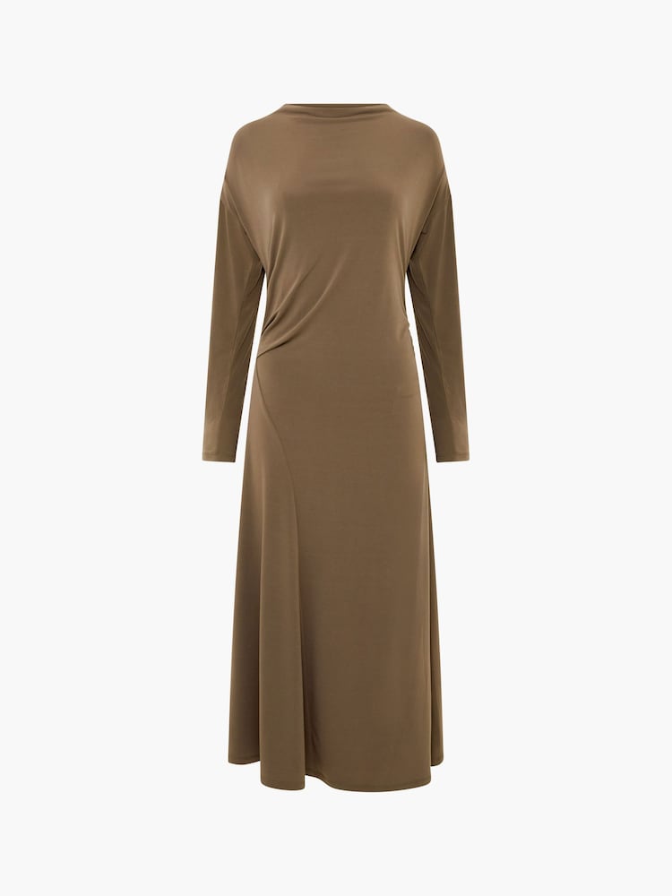 French Connection Green Samira Jersey Dress - Image 4 of 4