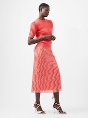 French Connection Red Lola Short Sleeves Jumper - Image 1 of 4