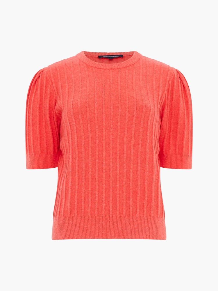 French Connection Red Lola Short Sleeves Jumper - Image 4 of 4