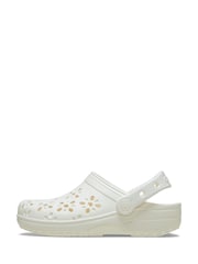 Crocs White Kids Cut Out Clogs - Image 2 of 7