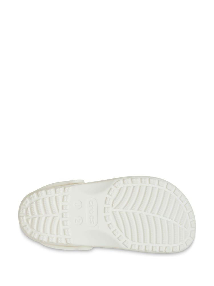 Crocs White Kids Cut Out Clogs - Image 7 of 7