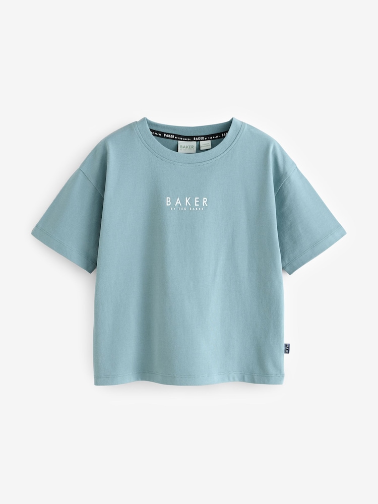 Blau/Grün/Weiß - Baker by Ted Baker T-Shirts aus 100 % Baumwolle,3er-Pack - Bild 2 von 6 Blau/Grün/Weiß - Baker by Ted Baker T-Shirts aus 100 % Baumwolle,3er-Pack - Bild 2 von 6