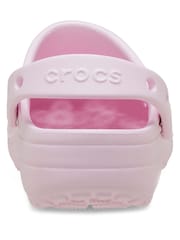 Crocs Pink MIlk Kids Cut Out Clogs - Image 8 of 9