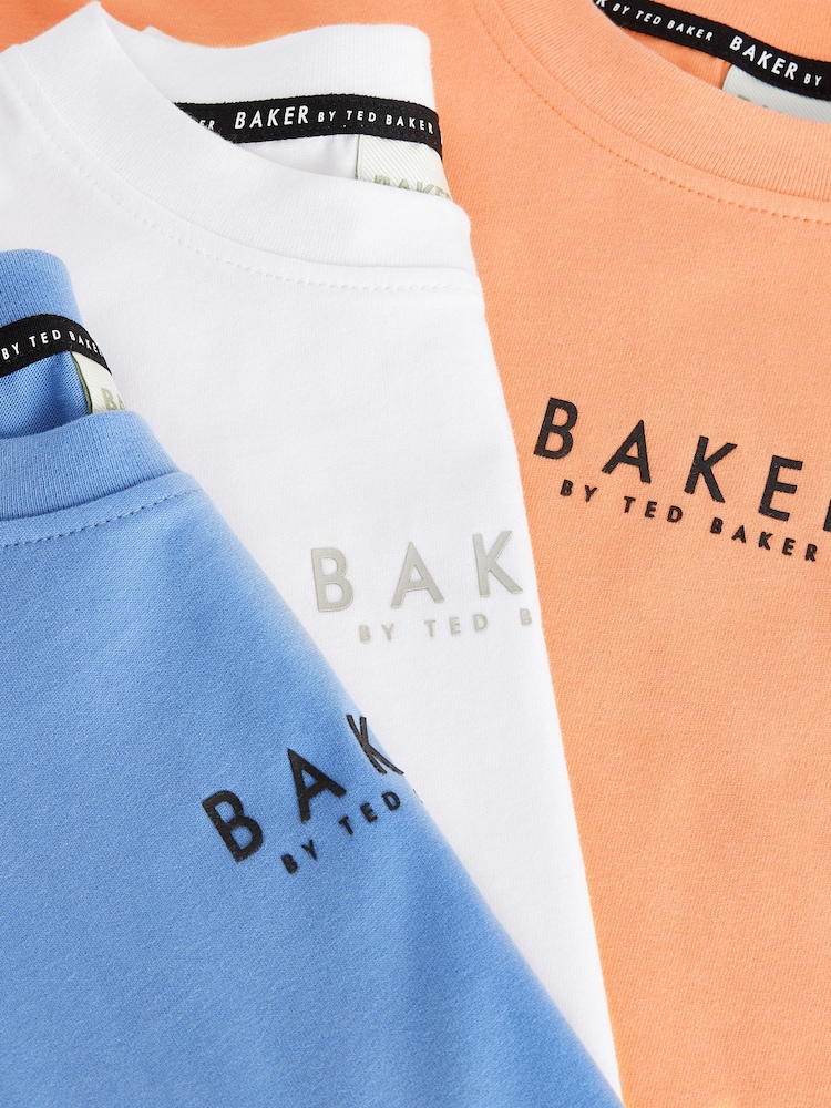 Baker by Ted Baker 100% Cotton T-Shirts 3 Pack - Image 8 of 8