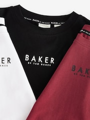 Baker by Ted Baker 100% Cotton T-Shirts 3 Pack - Image 7 of 9