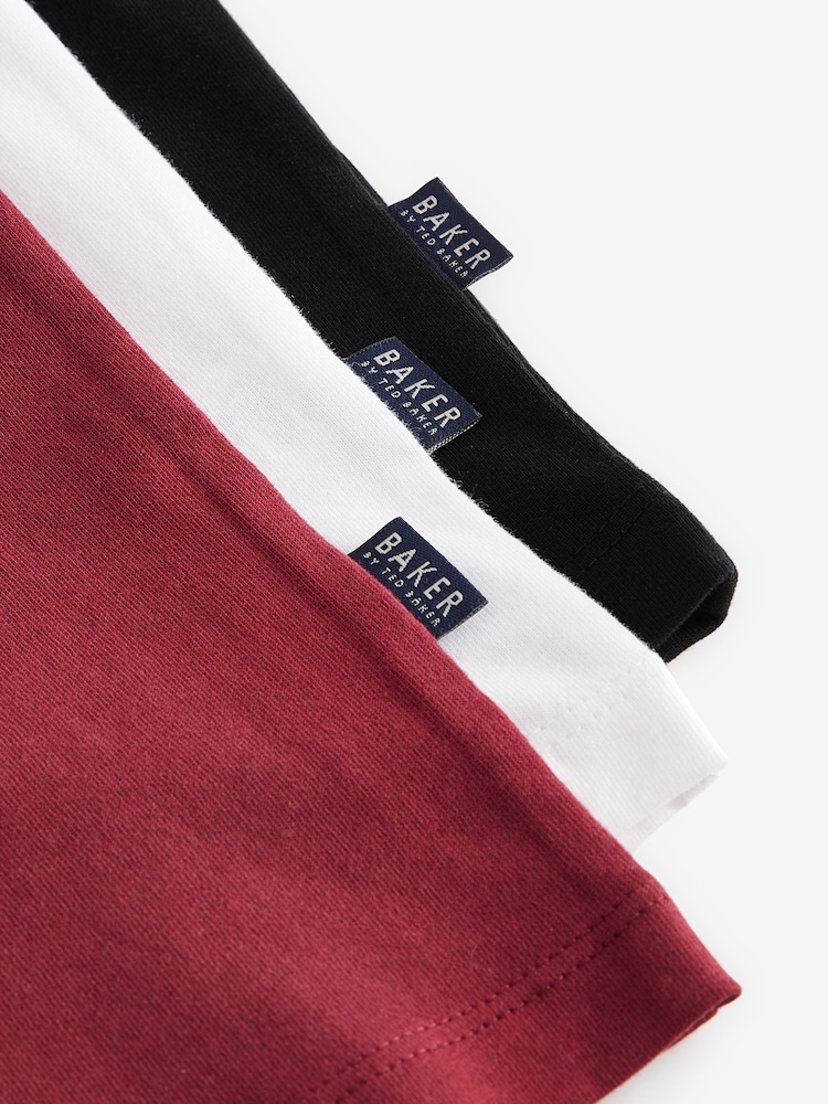Baker by Ted Baker 100% Cotton T-Shirts 3 Pack - Image 8 of 9