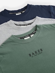 Baker by Ted Baker 100% Cotton T-Shirts 3 Pack - Image 6 of 7